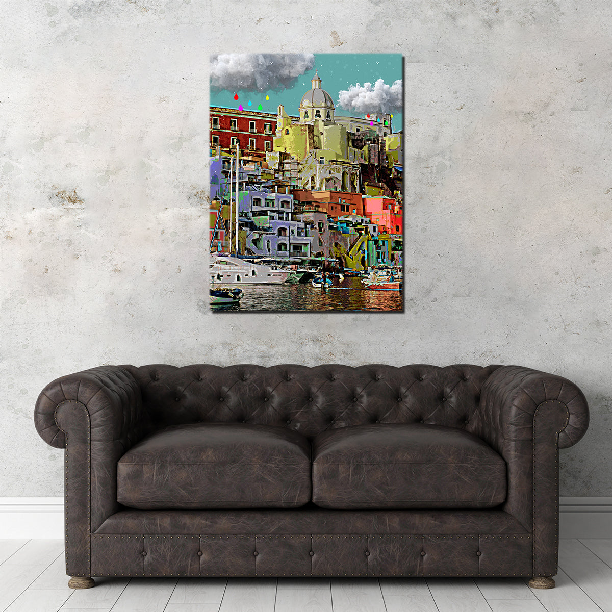 Happy City Life Wall Art