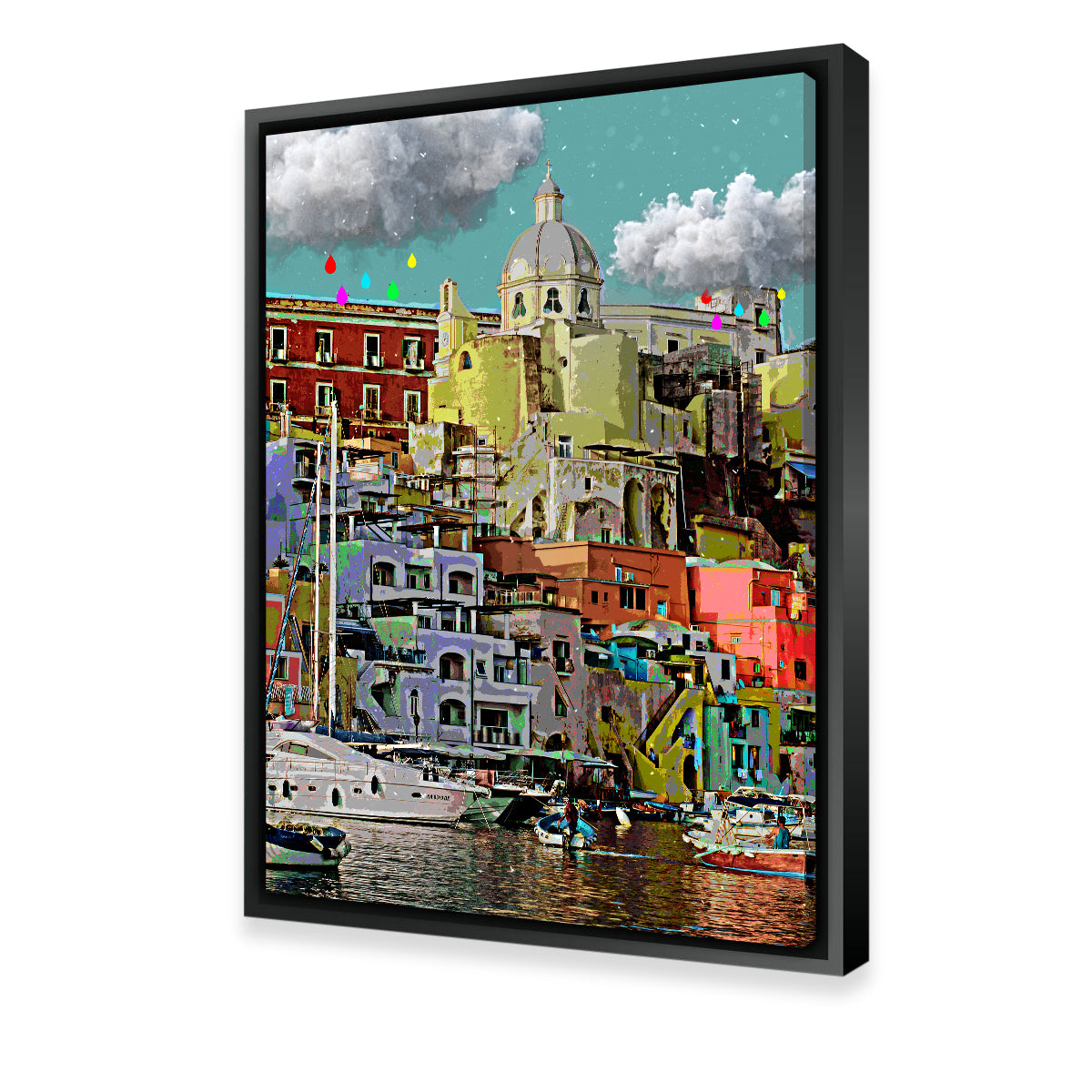 Happy City Life Wall Art