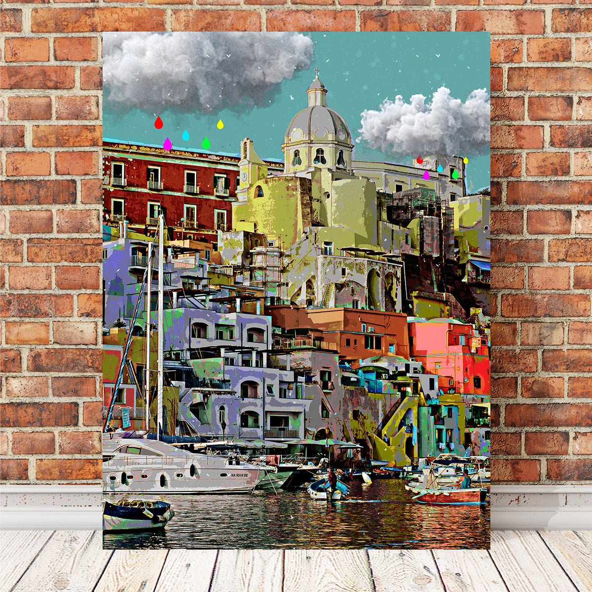 Happy City Life Wall Art