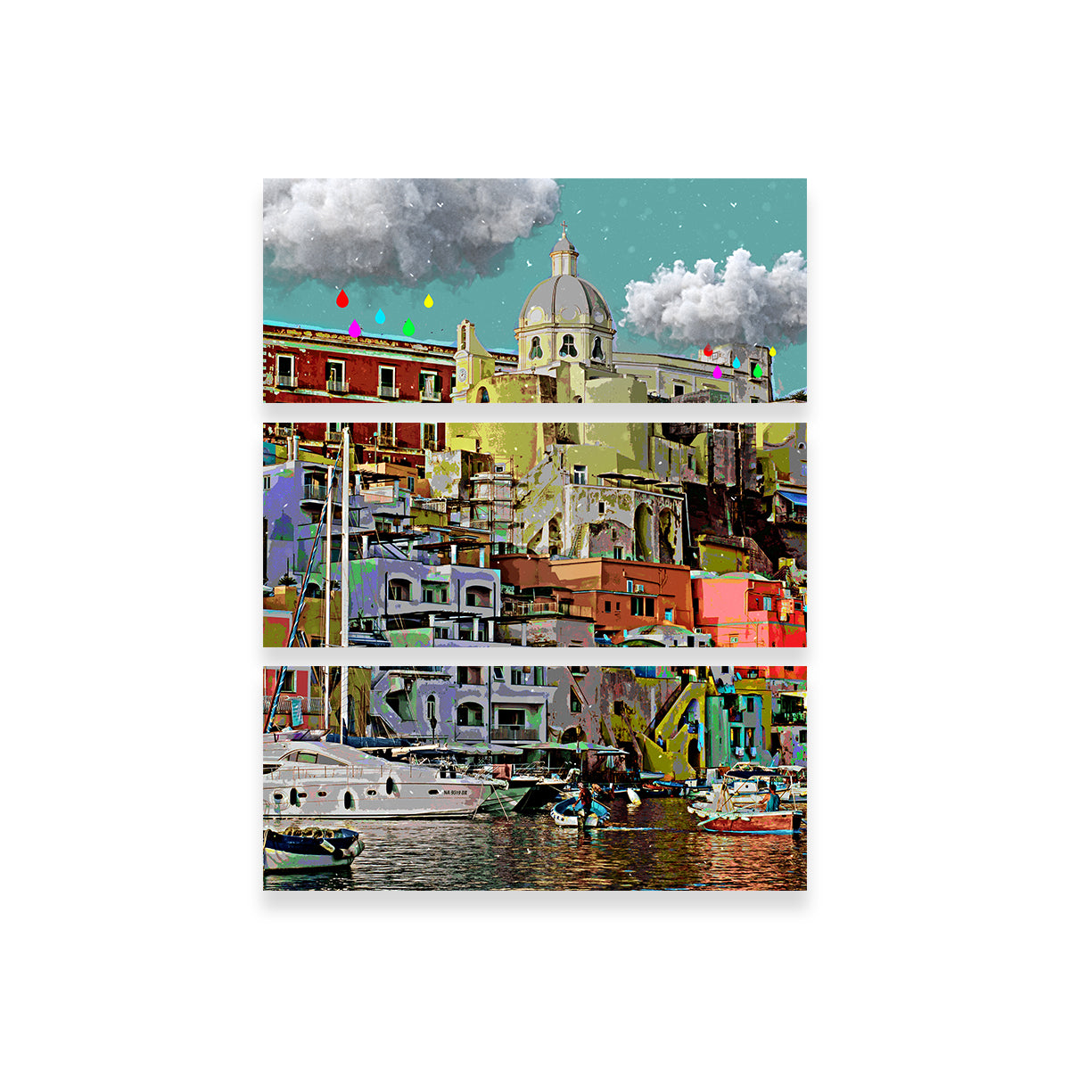 Happy City Life Wall Art