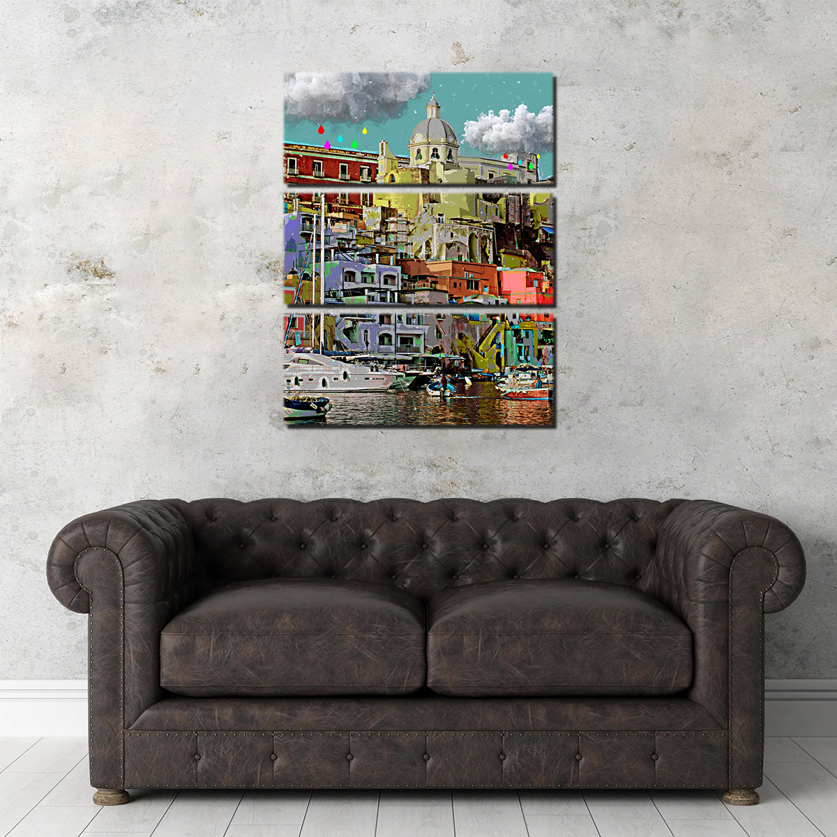Happy City Life Wall Art