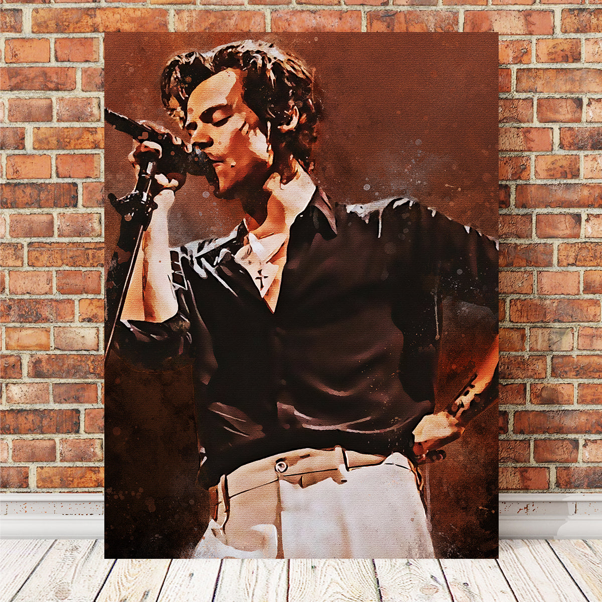 Harry Styles Painting Wall Art