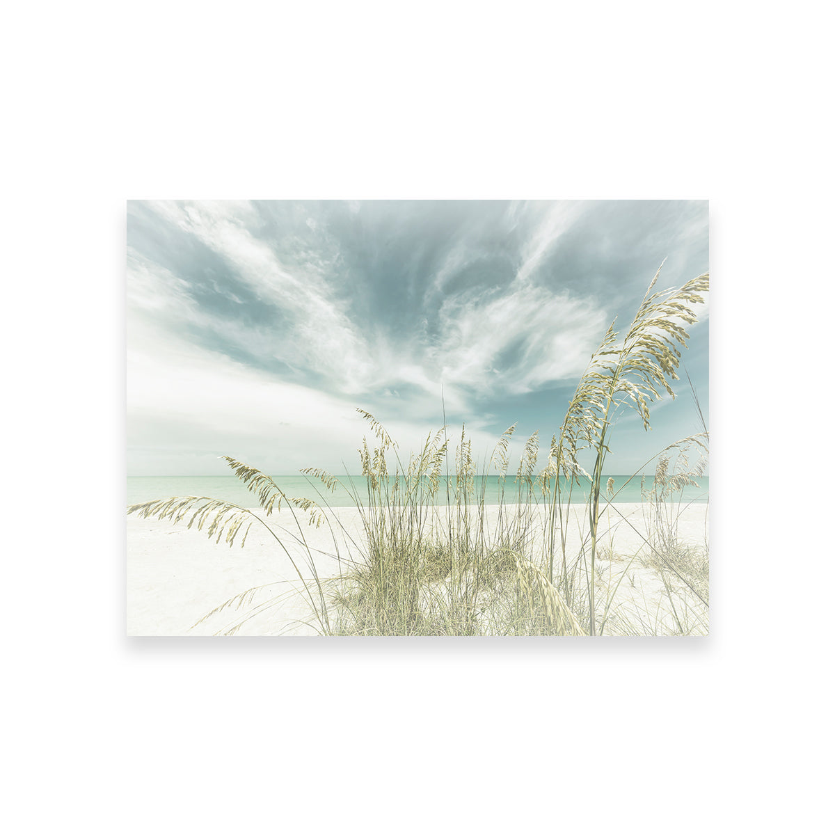 Faded Calmness on the Beach Wall Art