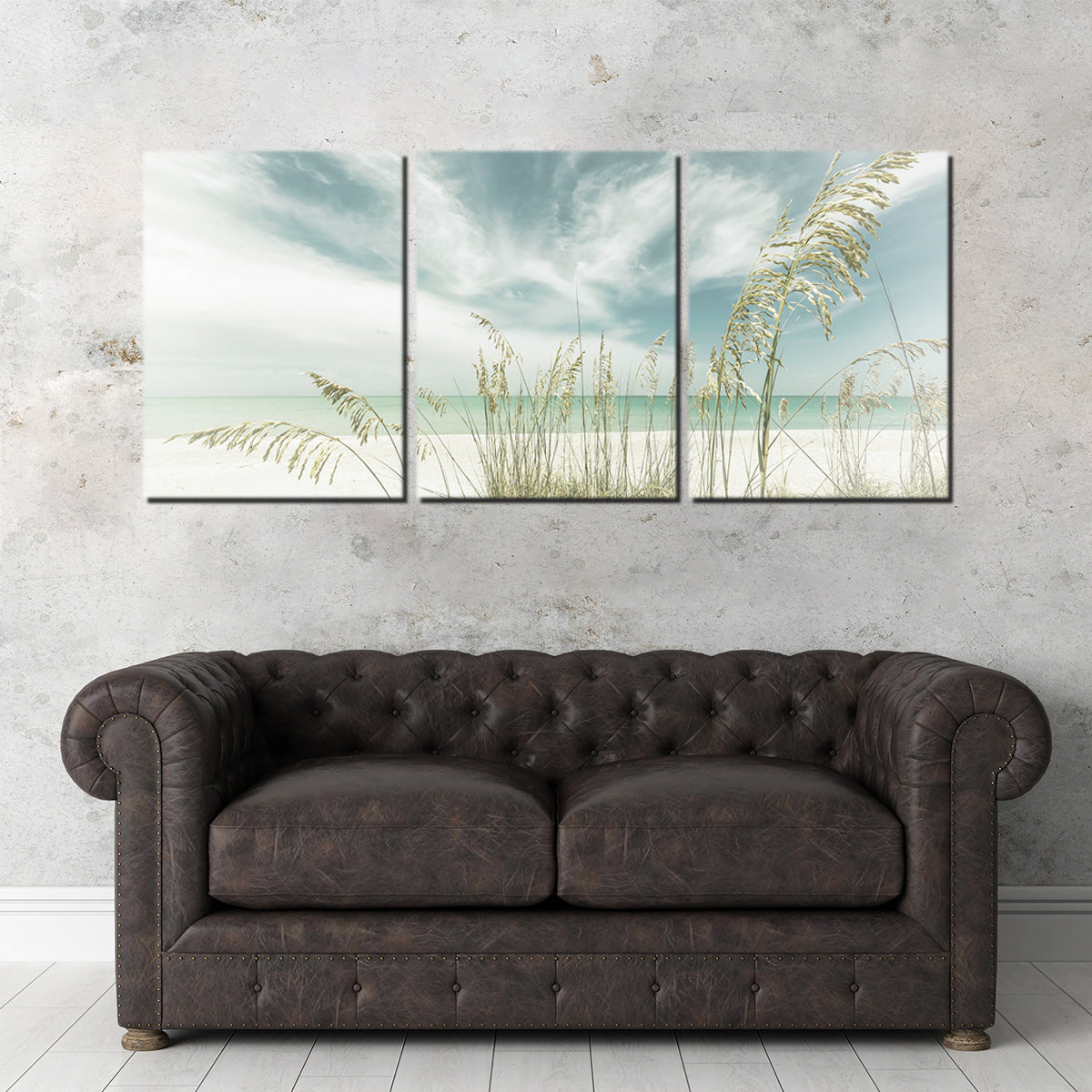 Faded Calmness on the Beach Wall Art