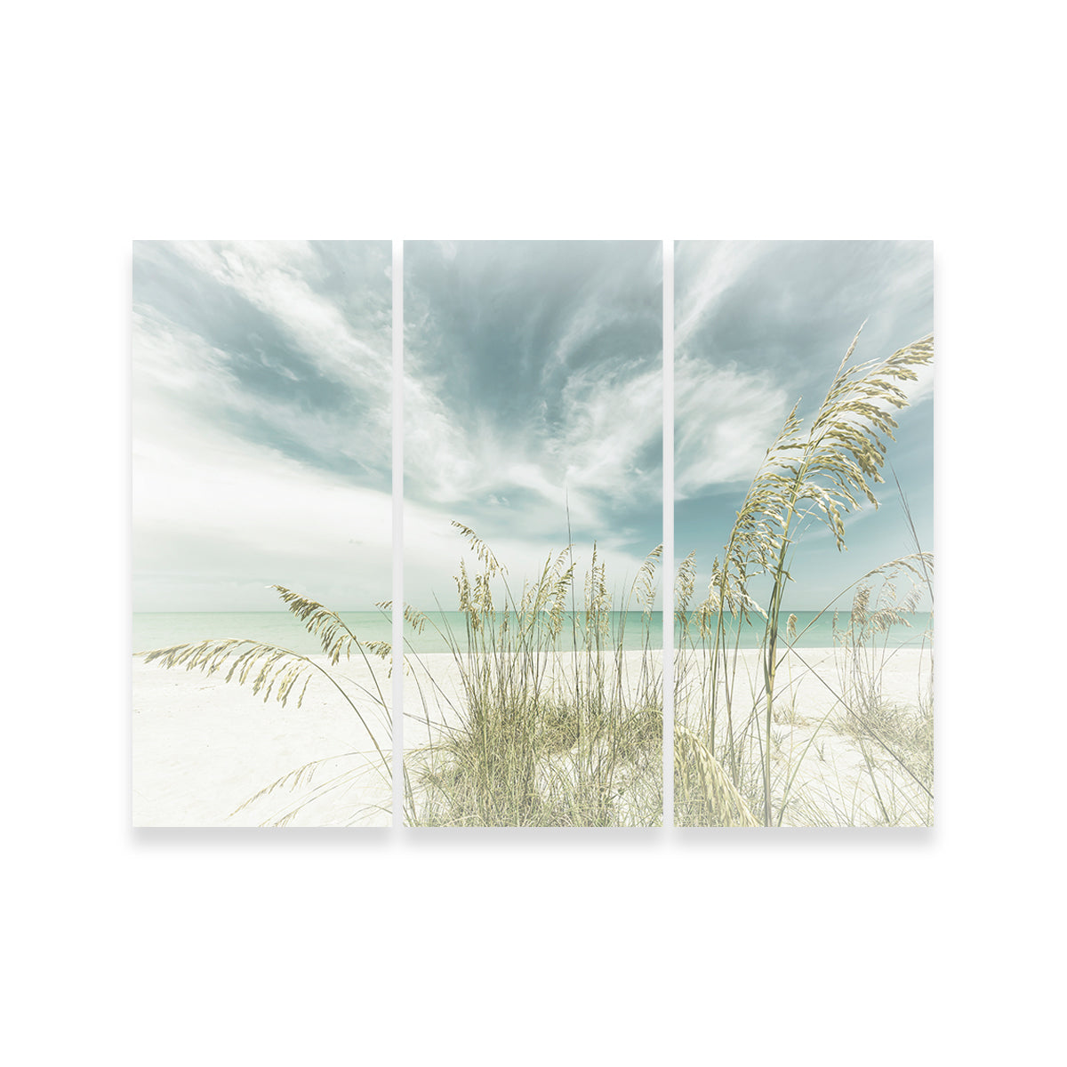 Faded Calmness on the Beach Wall Art