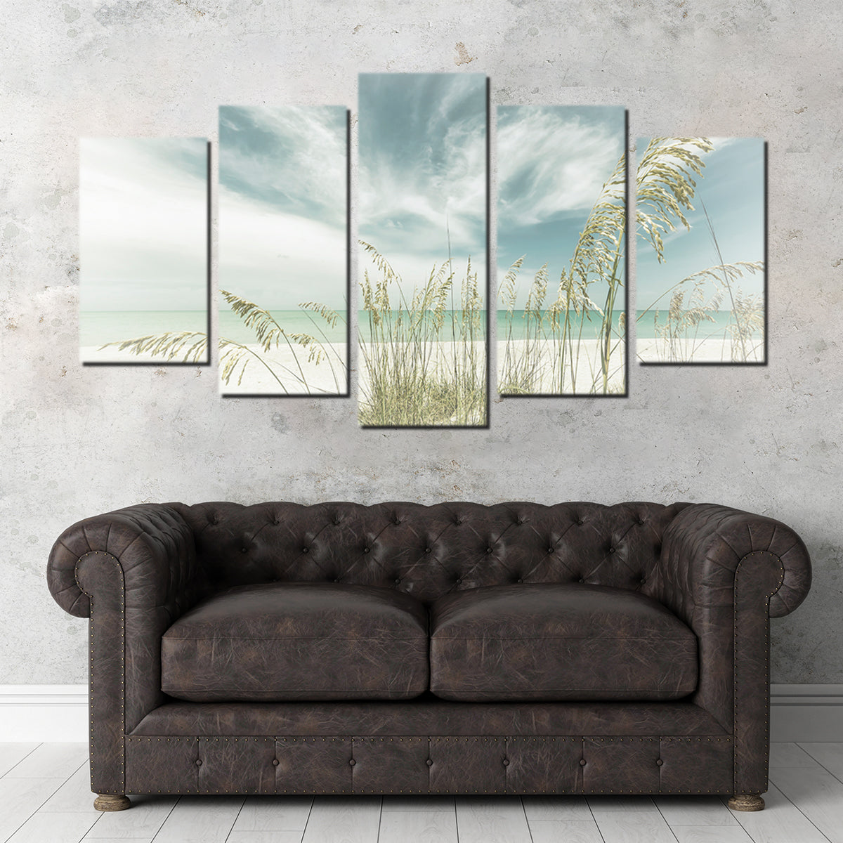 Faded Calmness on the Beach Wall Art