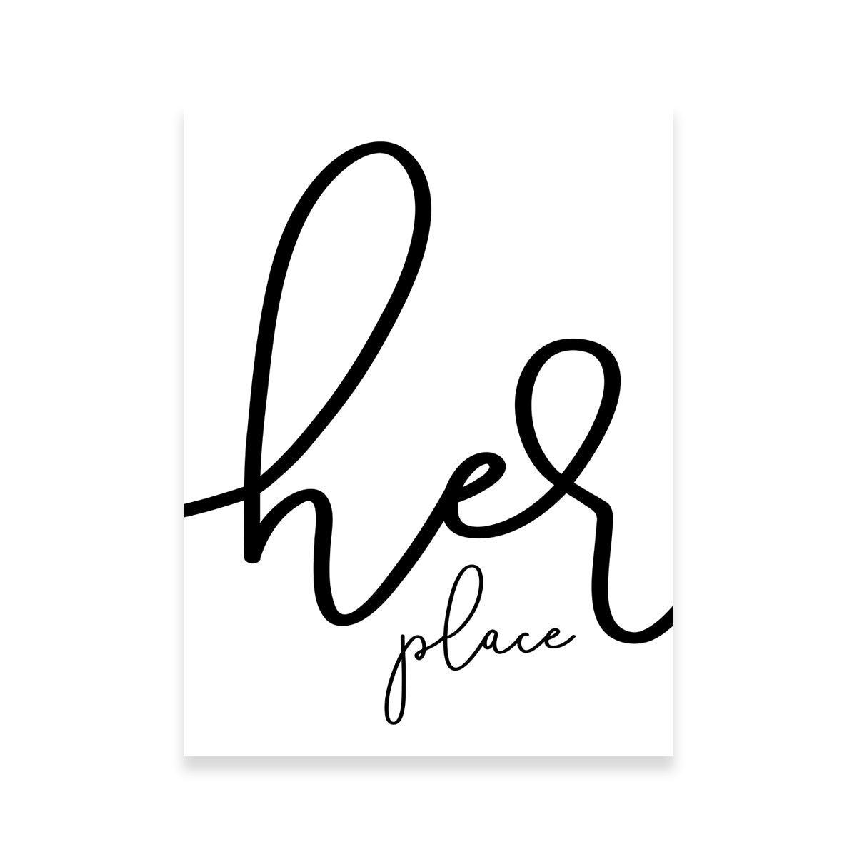 Her Place Wall Art