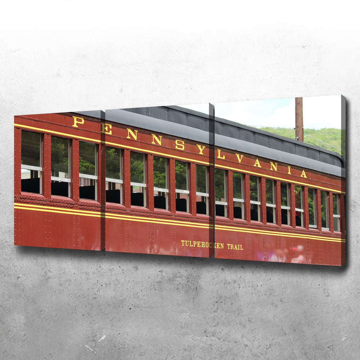 Historic Railroad Car Wall Art