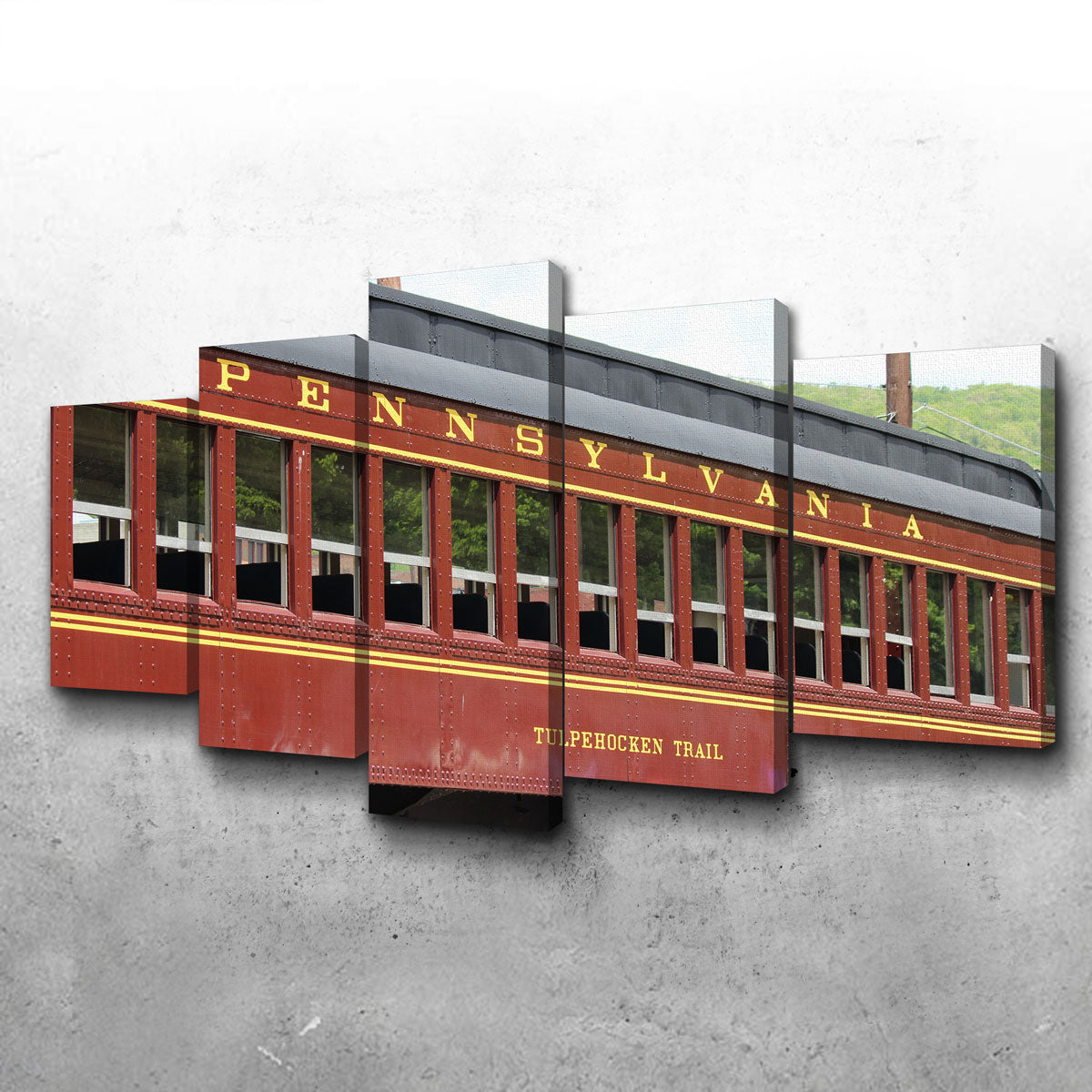 Historic Railroad Car Wall Art