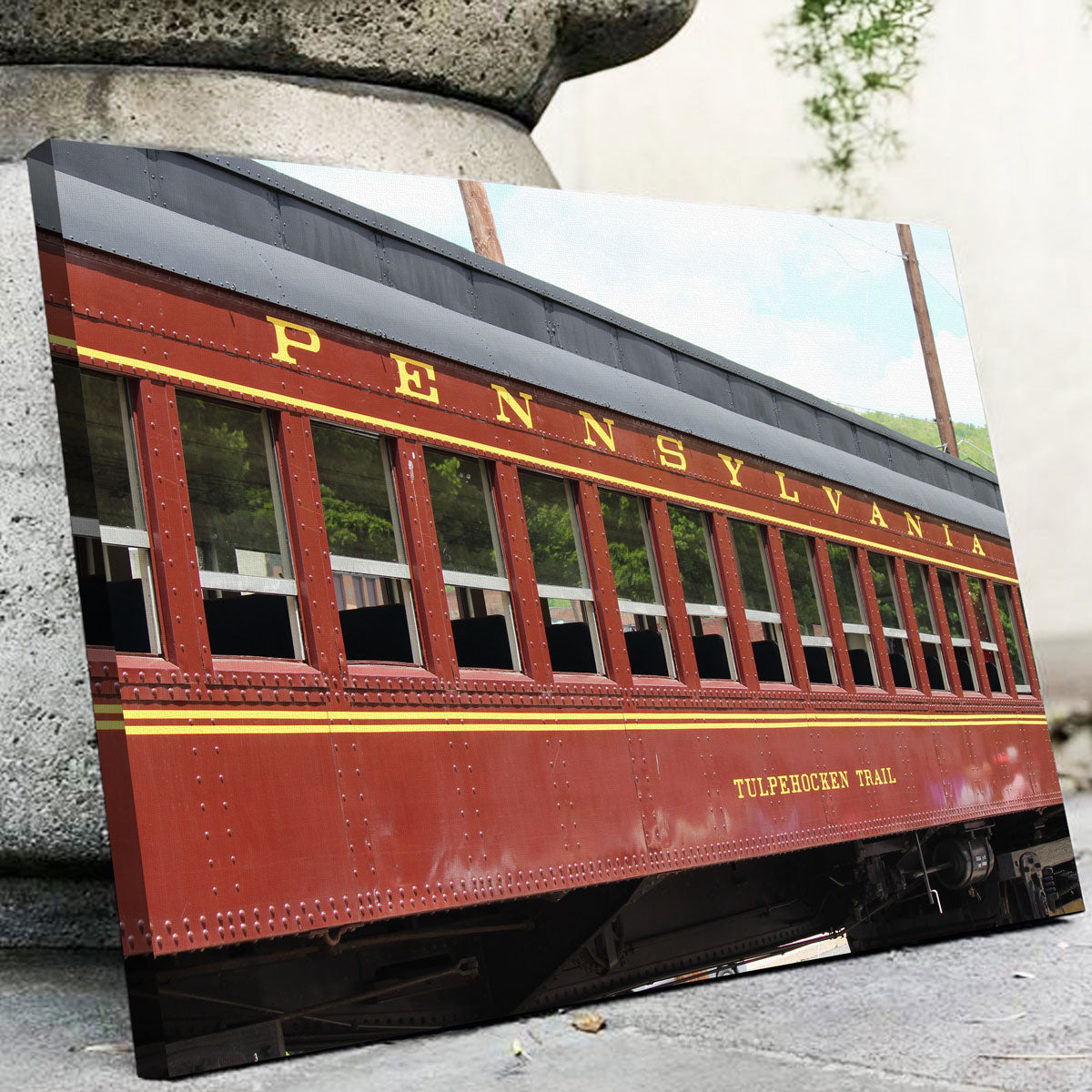 Historic Railroad Car Wall Art