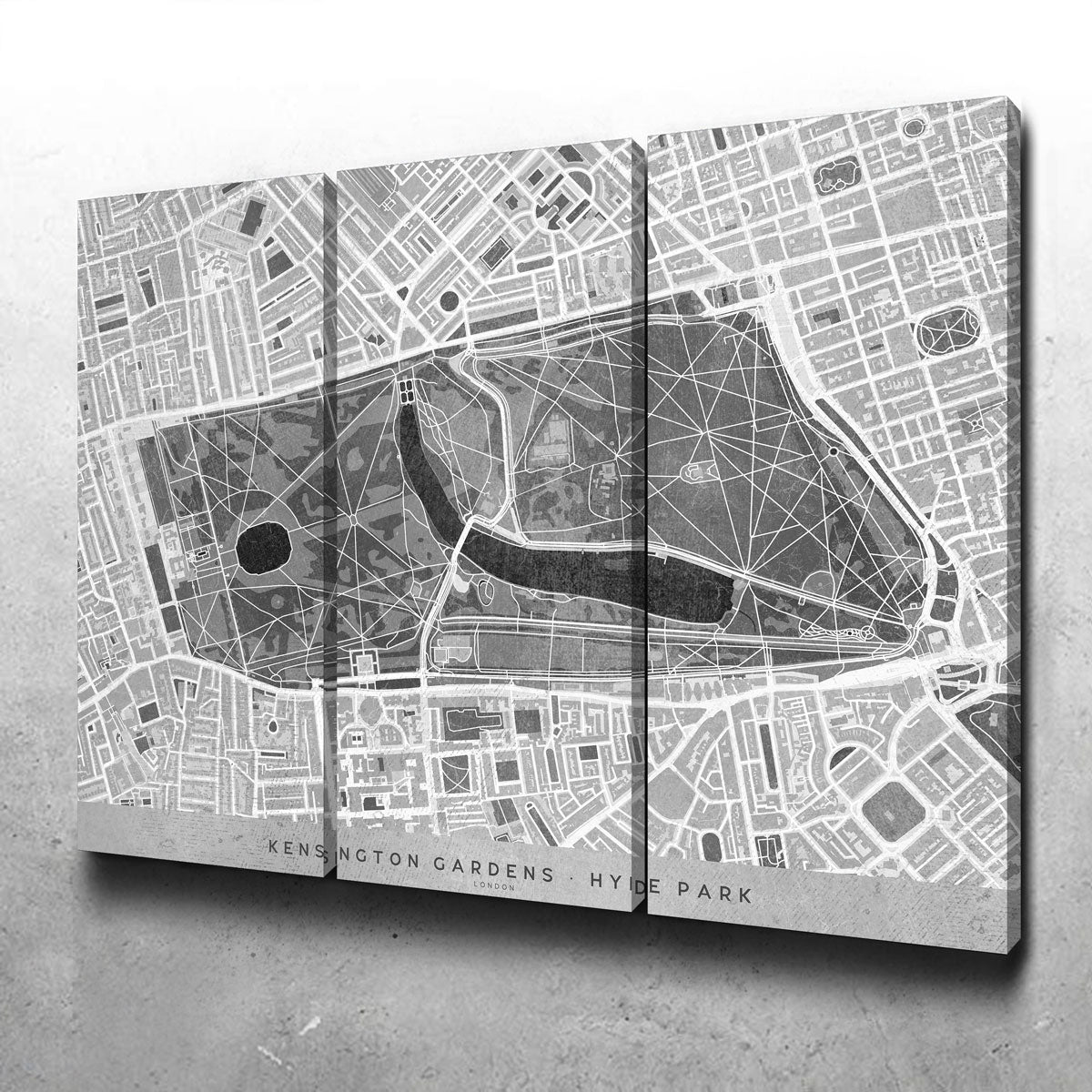 Hyde Park Map 2 Wall Art