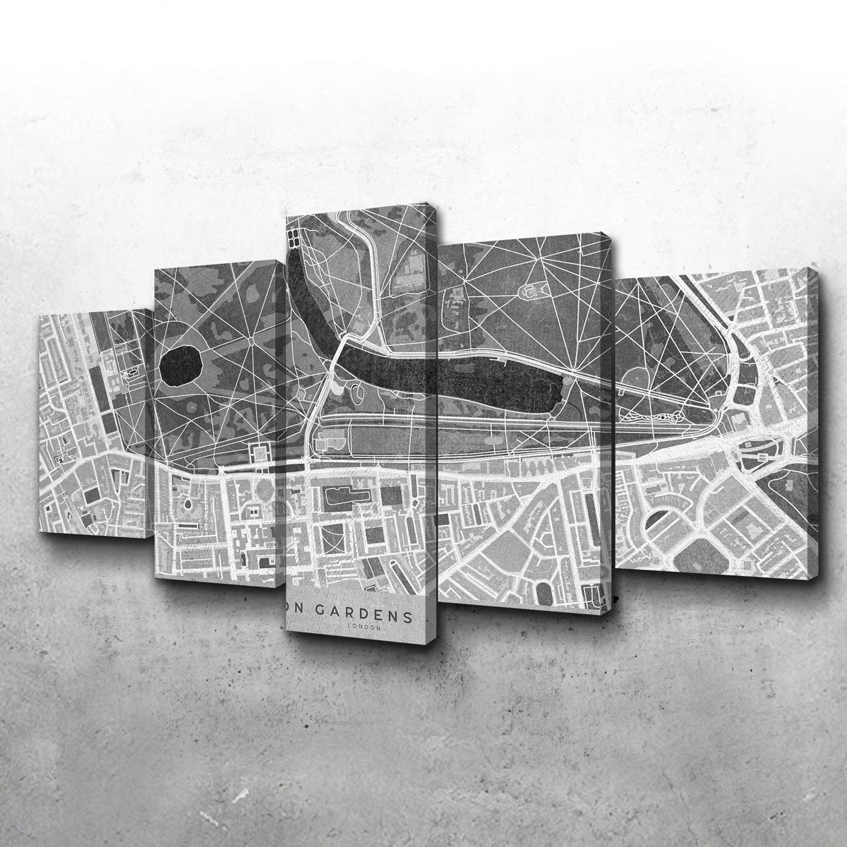 Hyde Park Map 2 Wall Art