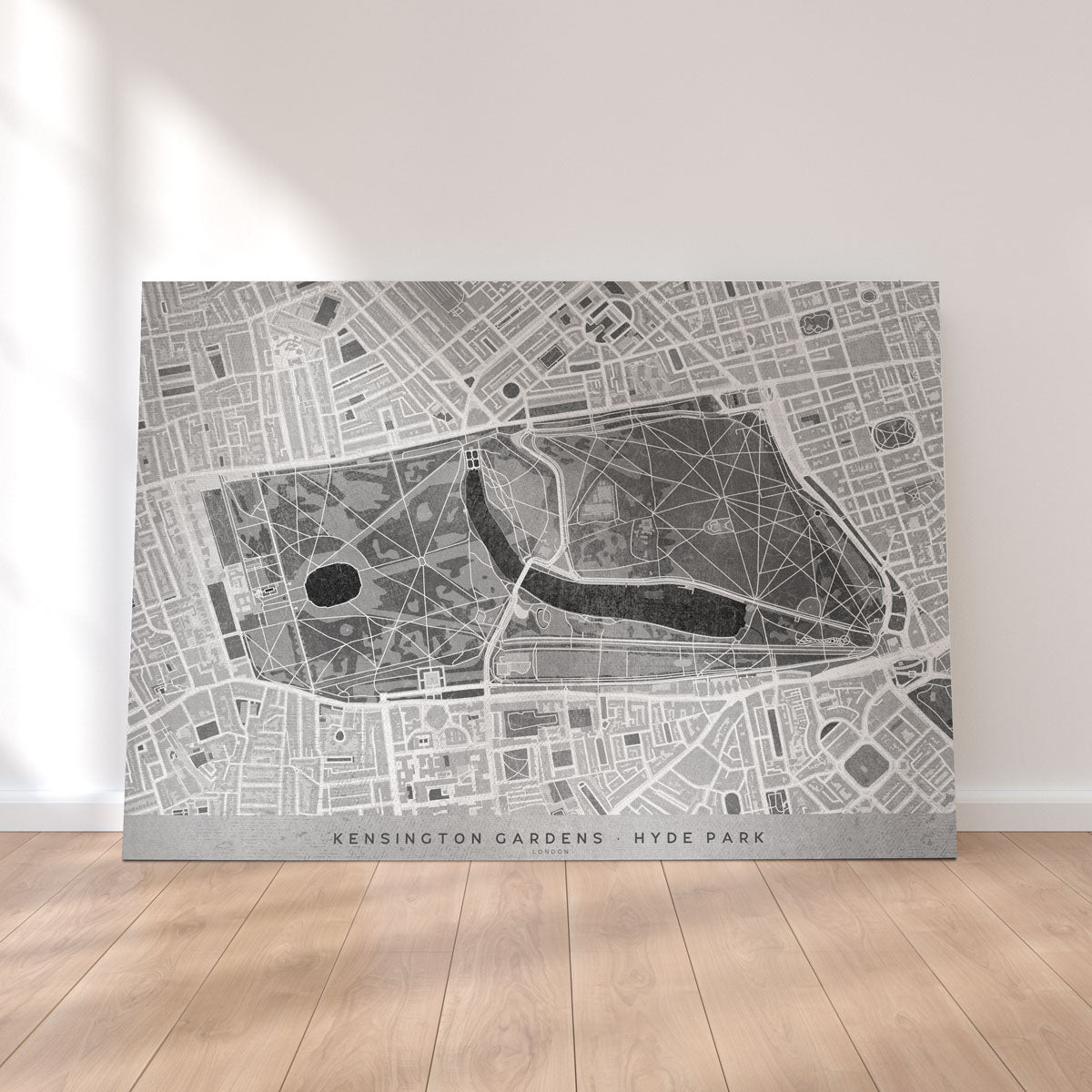 Hyde Park Map 2 Wall Art