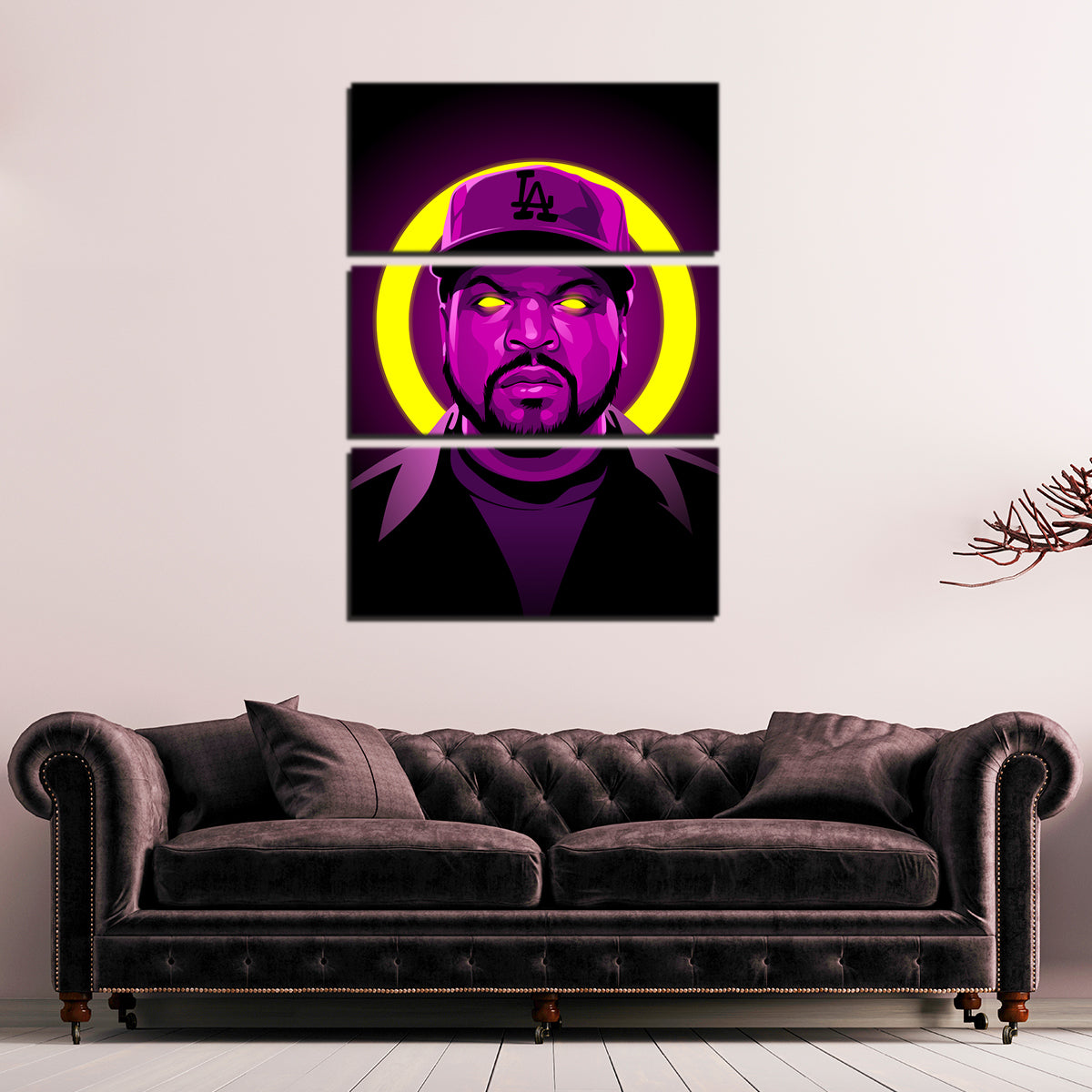 Ice Cube shops Painting On Canvas Print