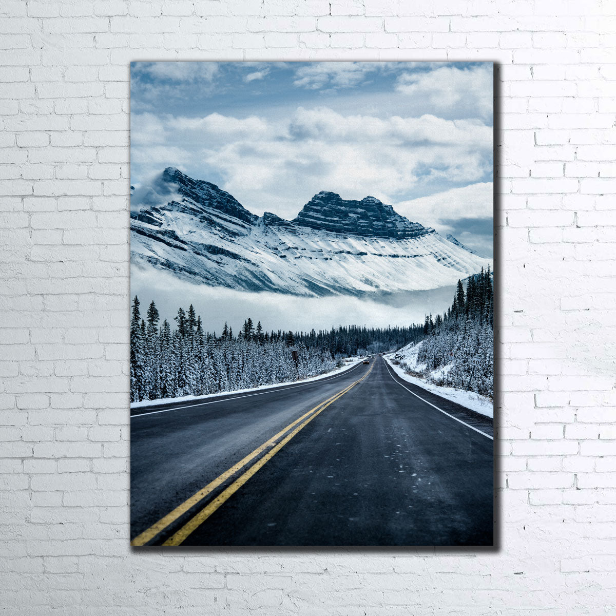 Icy Roads Wall Art