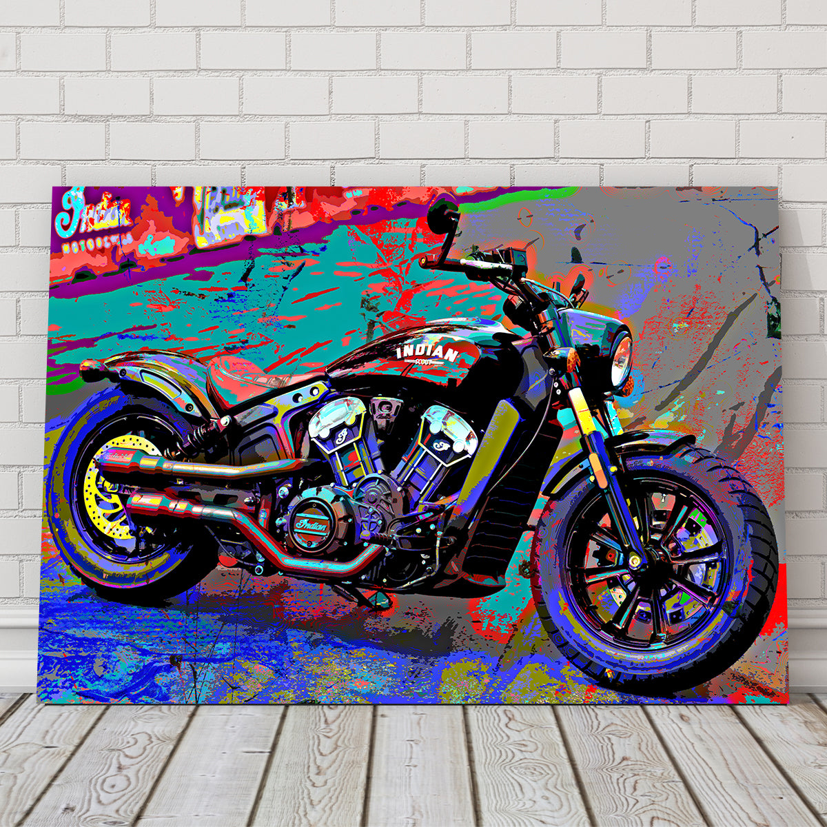 Indian Motorcycle Canvas Set