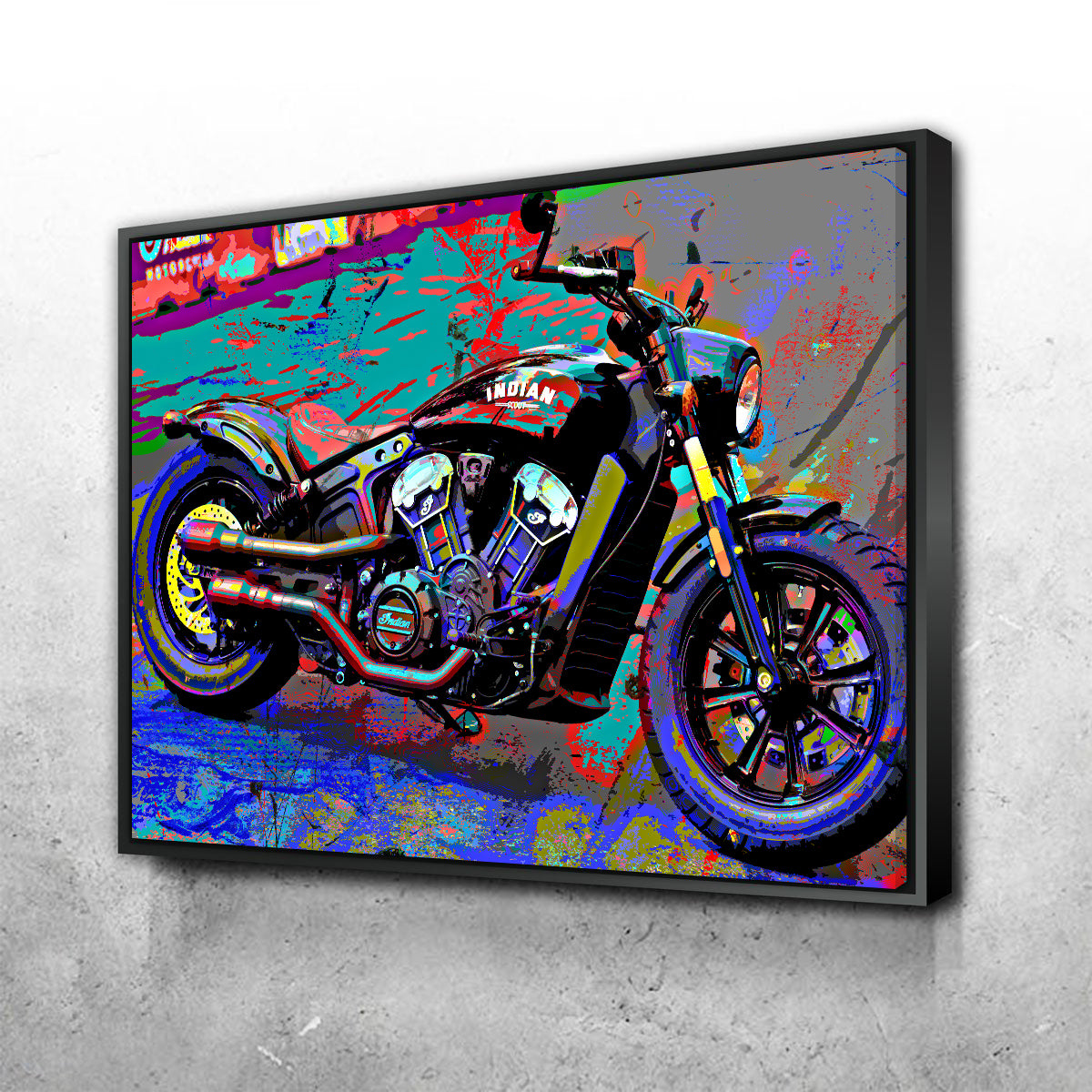 Indian Motorcycle Wall Art