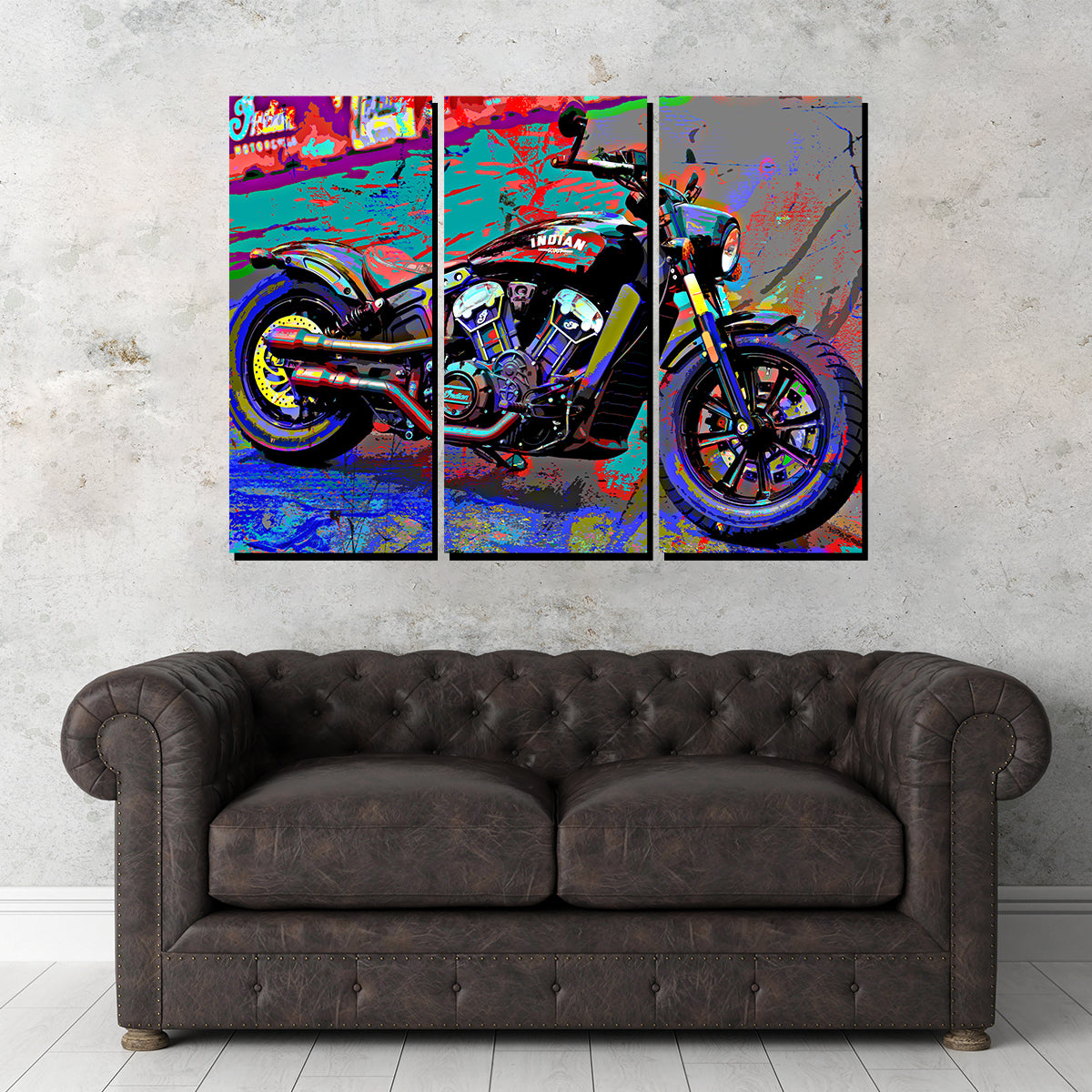 Indian Motorcycle Wall Art