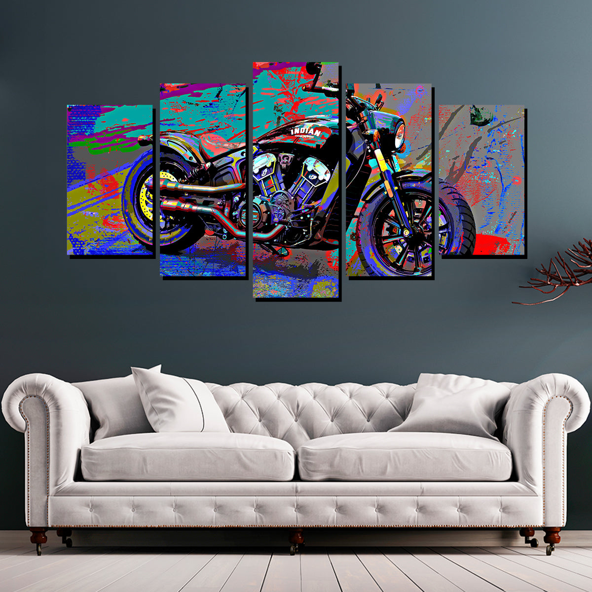 Indian Motorcycle Wall Art