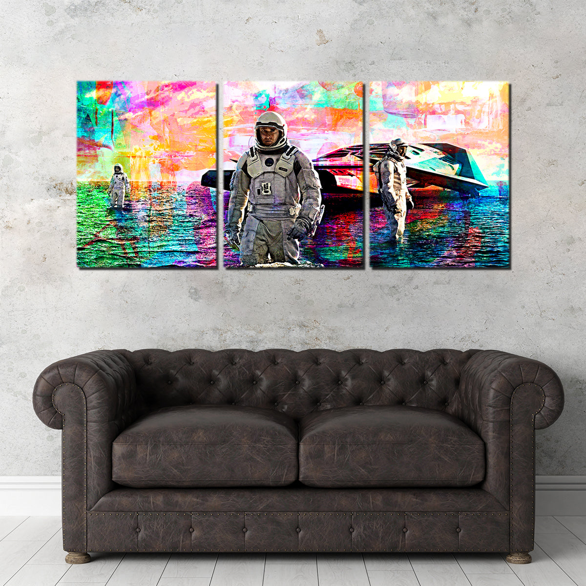 Interstellar Water Landing Wall Art