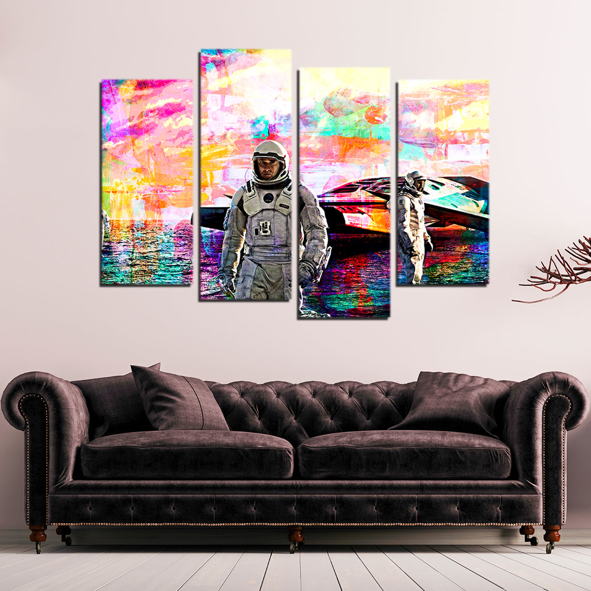 Interstellar Water Landing Wall Art