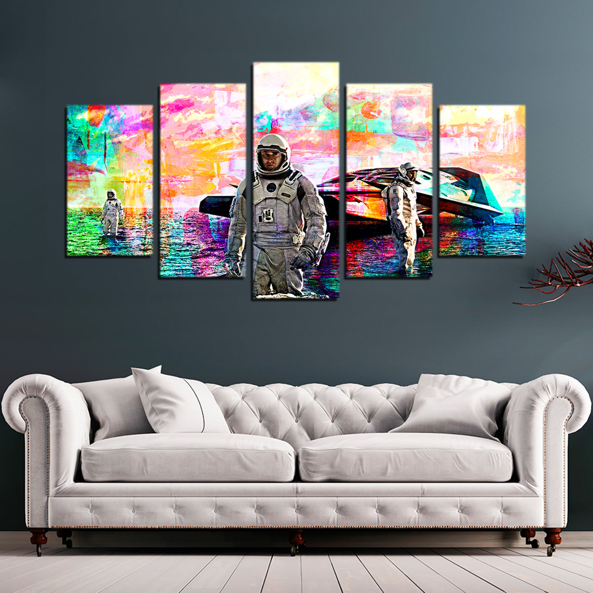Interstellar Water Landing Wall Art