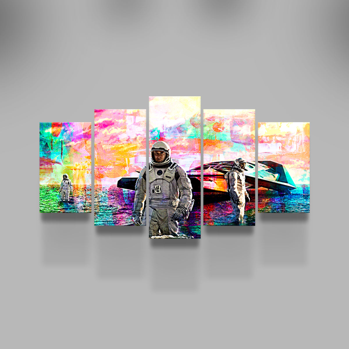 Interstellar Water Landing Wall Art