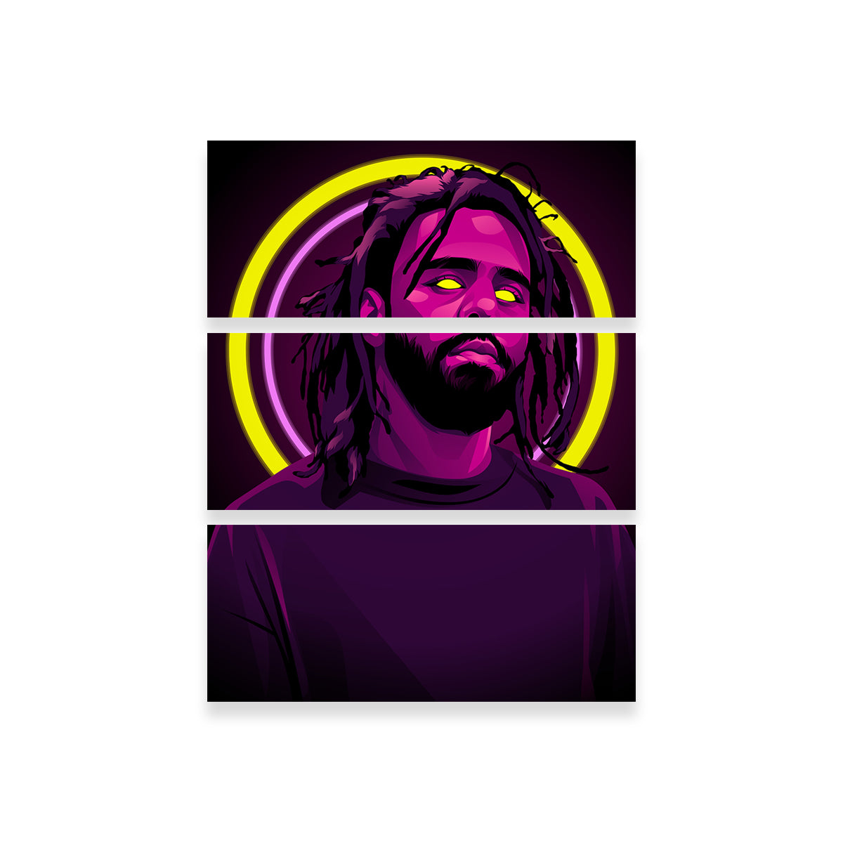 J Cole Wall Art