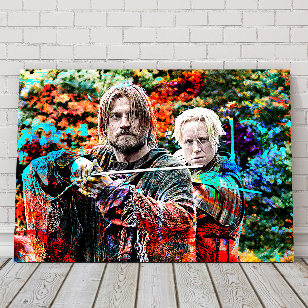 Jaime and Brienne Wall Art