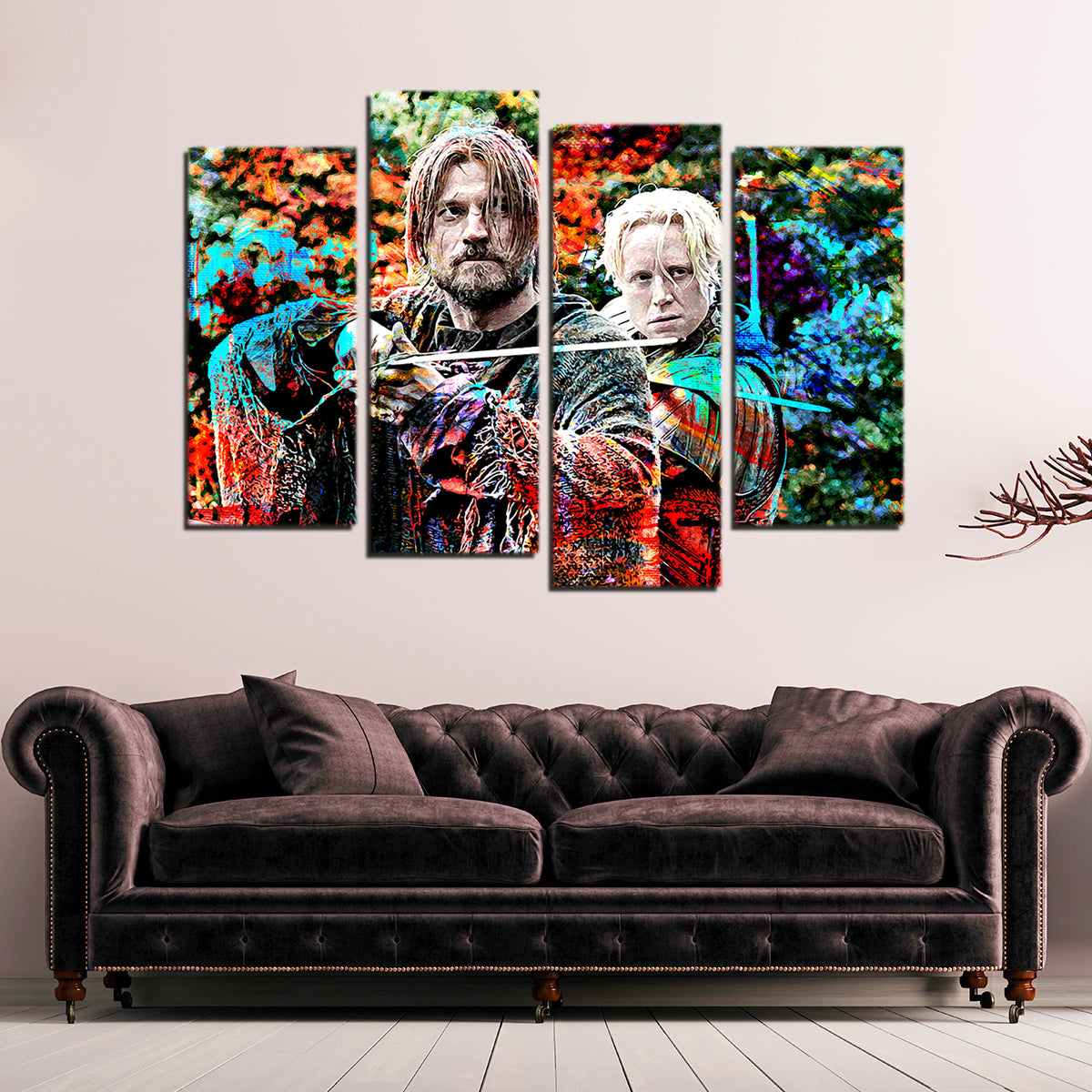 Jaime and Brienne Wall Art