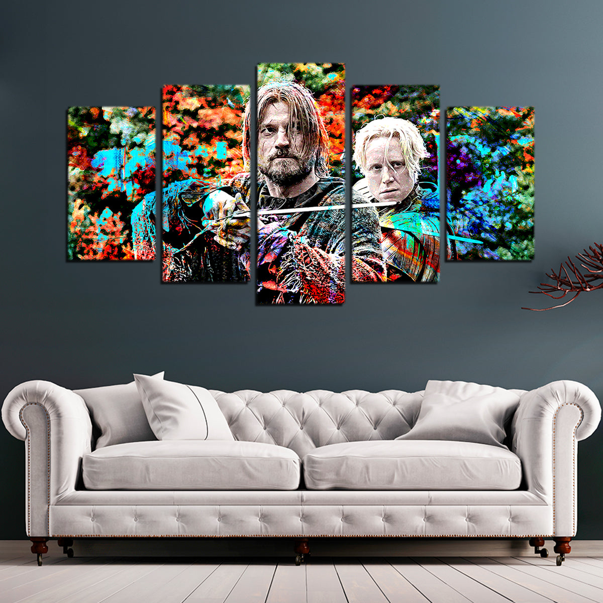 Jaime and Brienne Wall Art