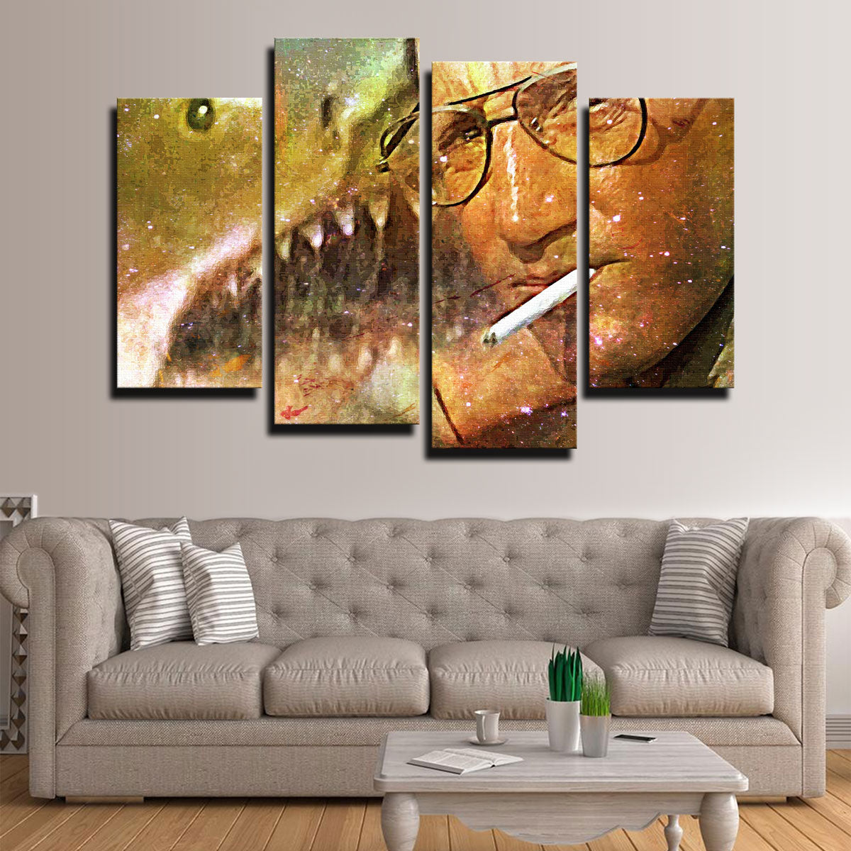 Jaws Peekaboo Wall Art