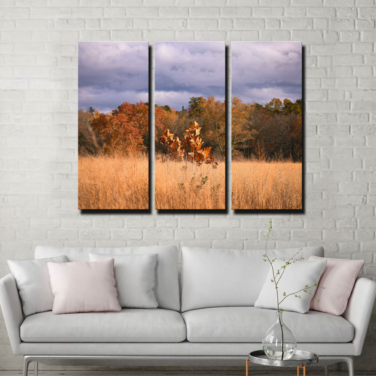 Jersey Leaves Canvas Set