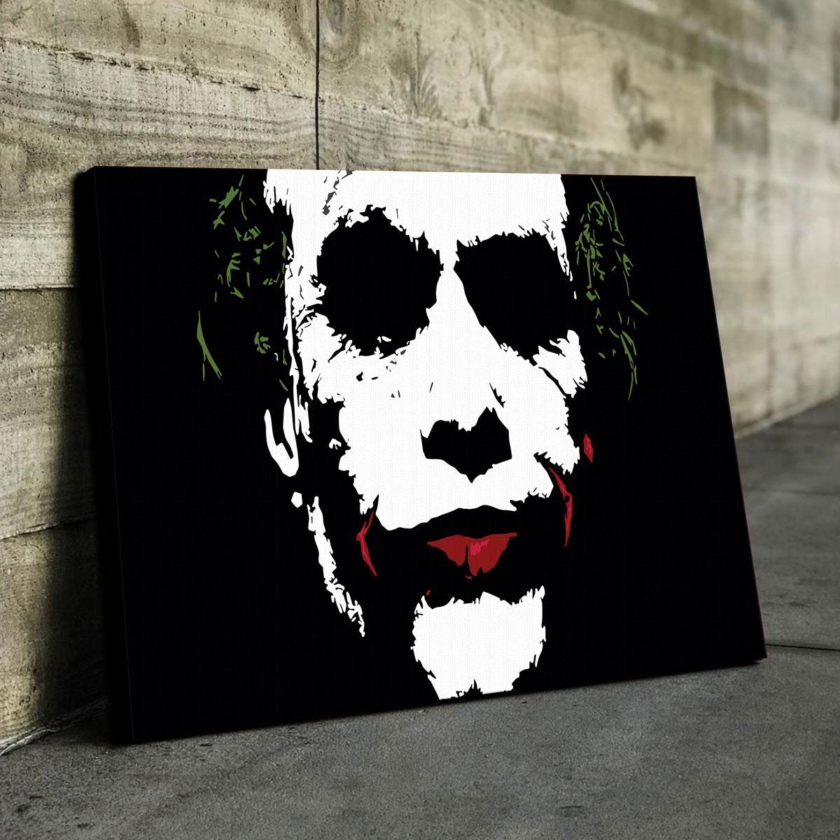 Joker Splatter Wall Art