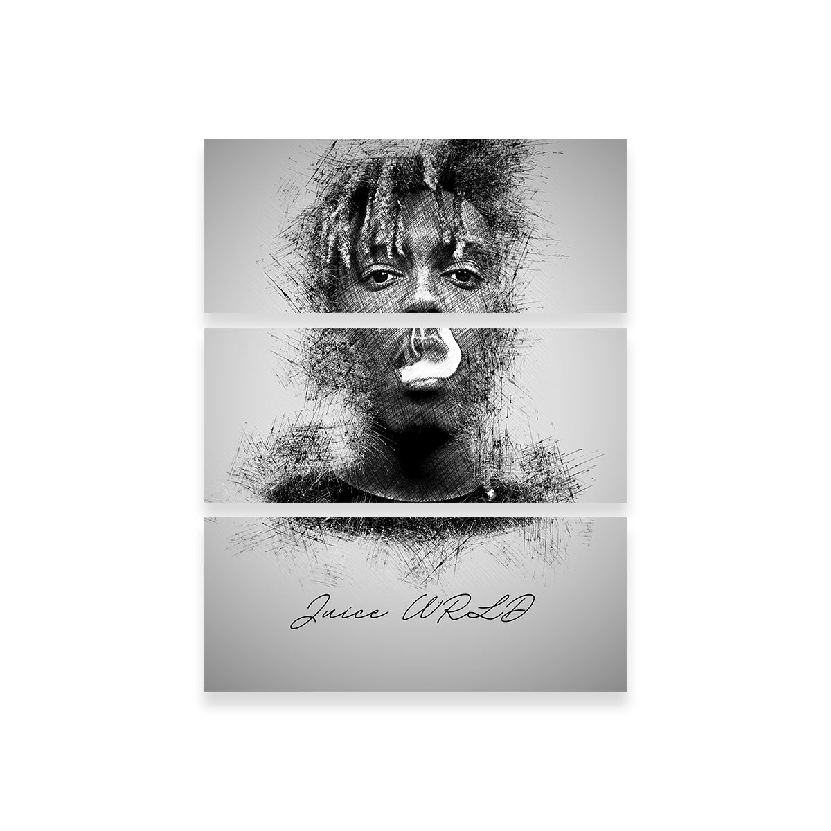 Juice WRLD Sketch Wall Art