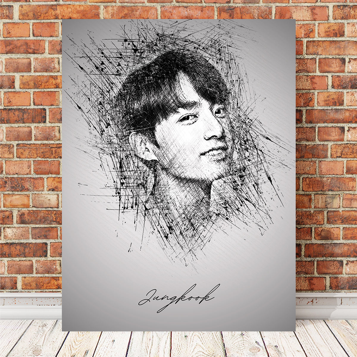 Jungkook cookie | Pencil sketch images, Color drawing art, Cool pencil  drawings