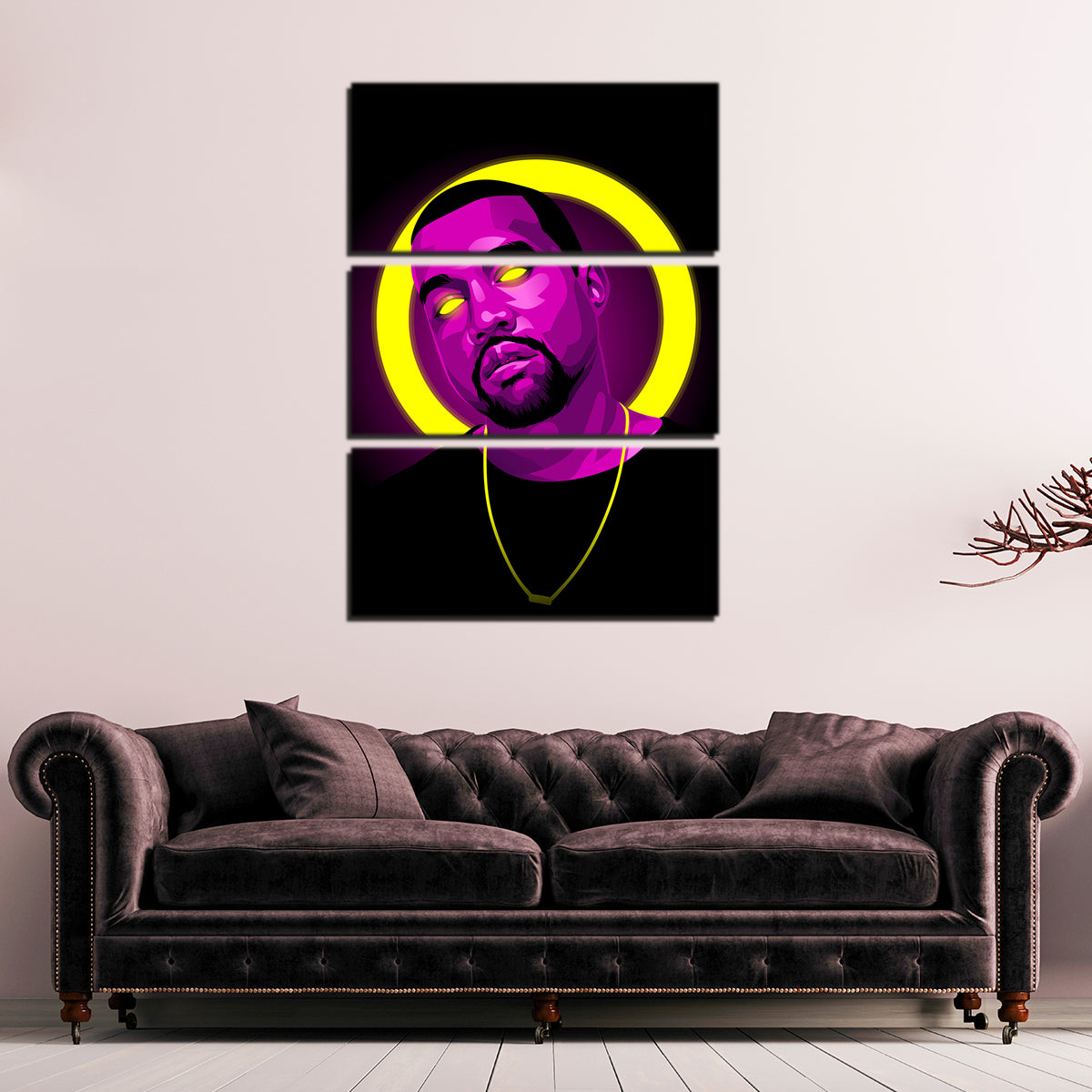 Kanye West - Father Stretch My Hands Canvas Wall Art — top Kanye West Canvas - Kanye West Wall Art - Ye Canvas Wall Decor - Ye Canvas Print