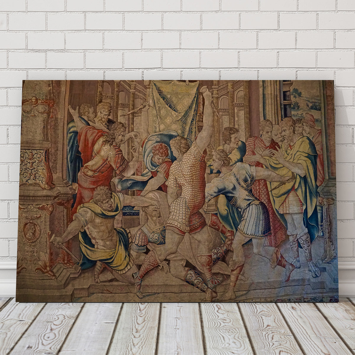 Killing of Caesar Tapestry Wall Art