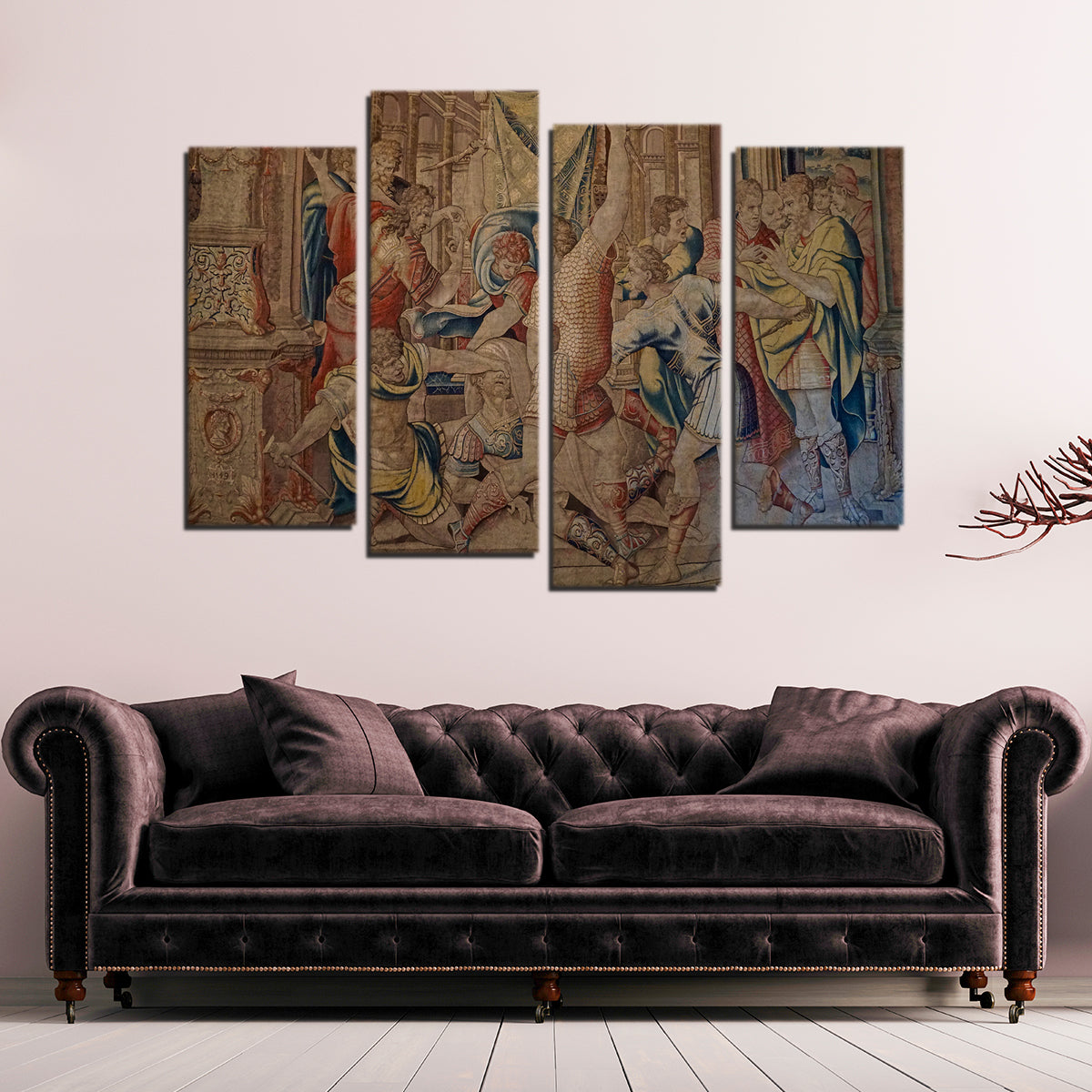 Killing of Caesar Tapestry Wall Art