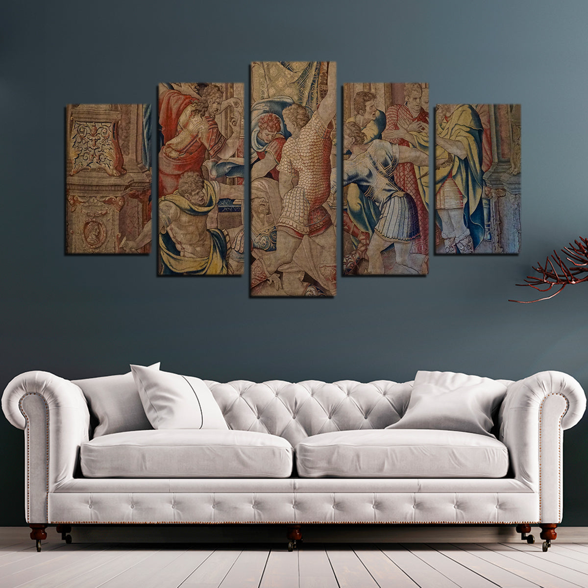 Killing of Caesar Tapestry Wall Art
