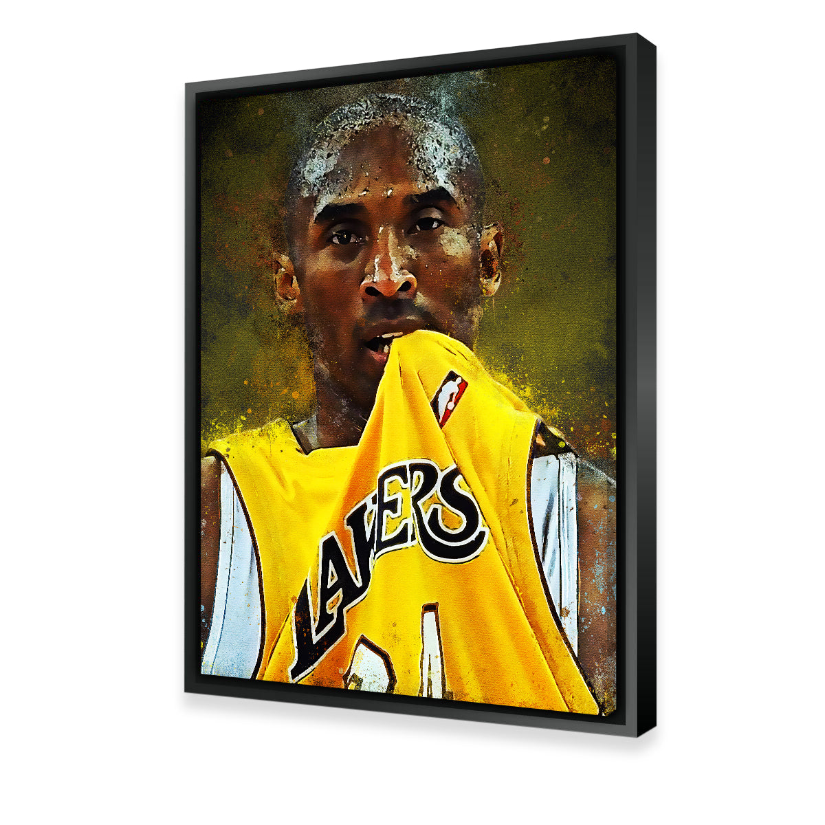 Kobe Bryant Paint Wall Art