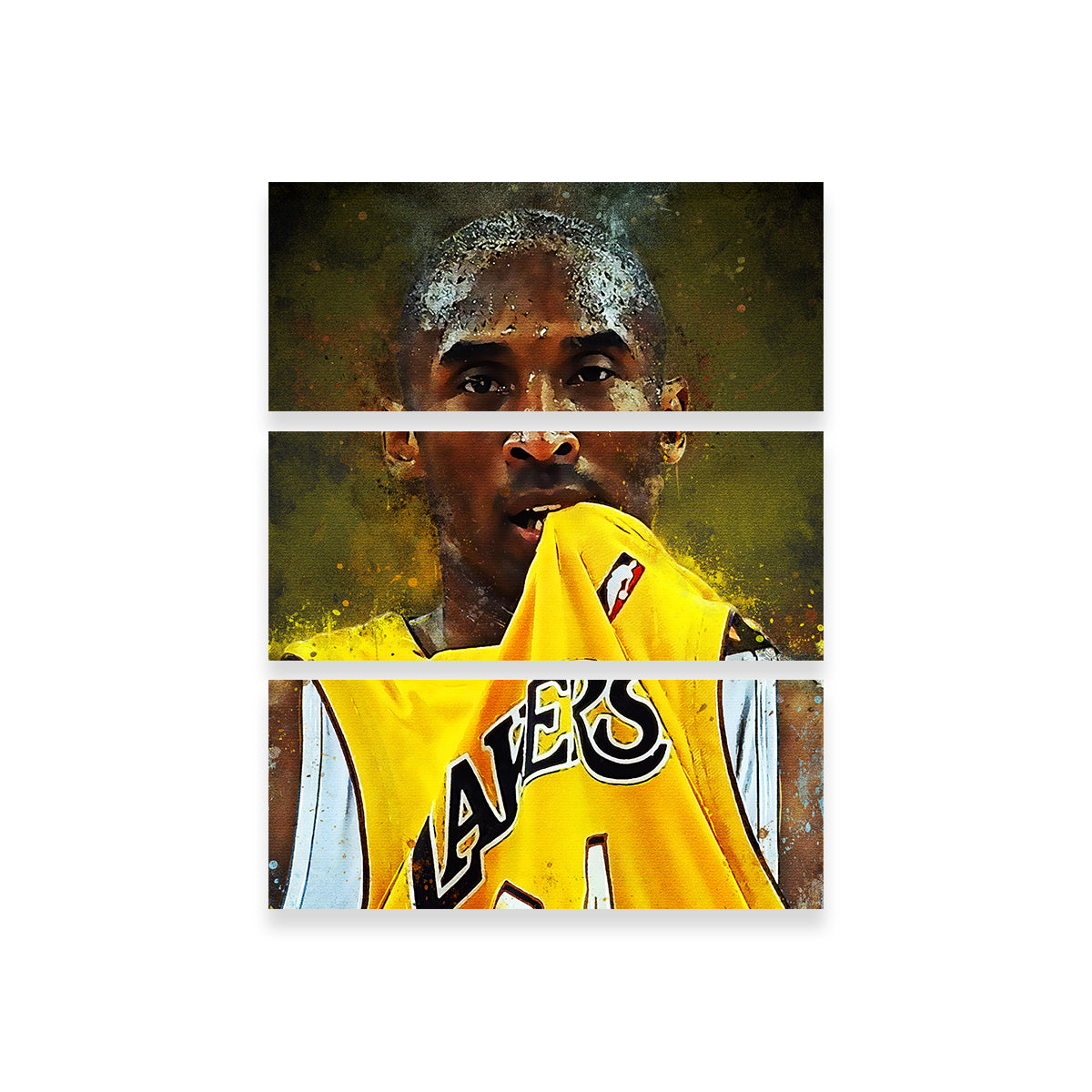 Kobe Bryant Paint Wall Art