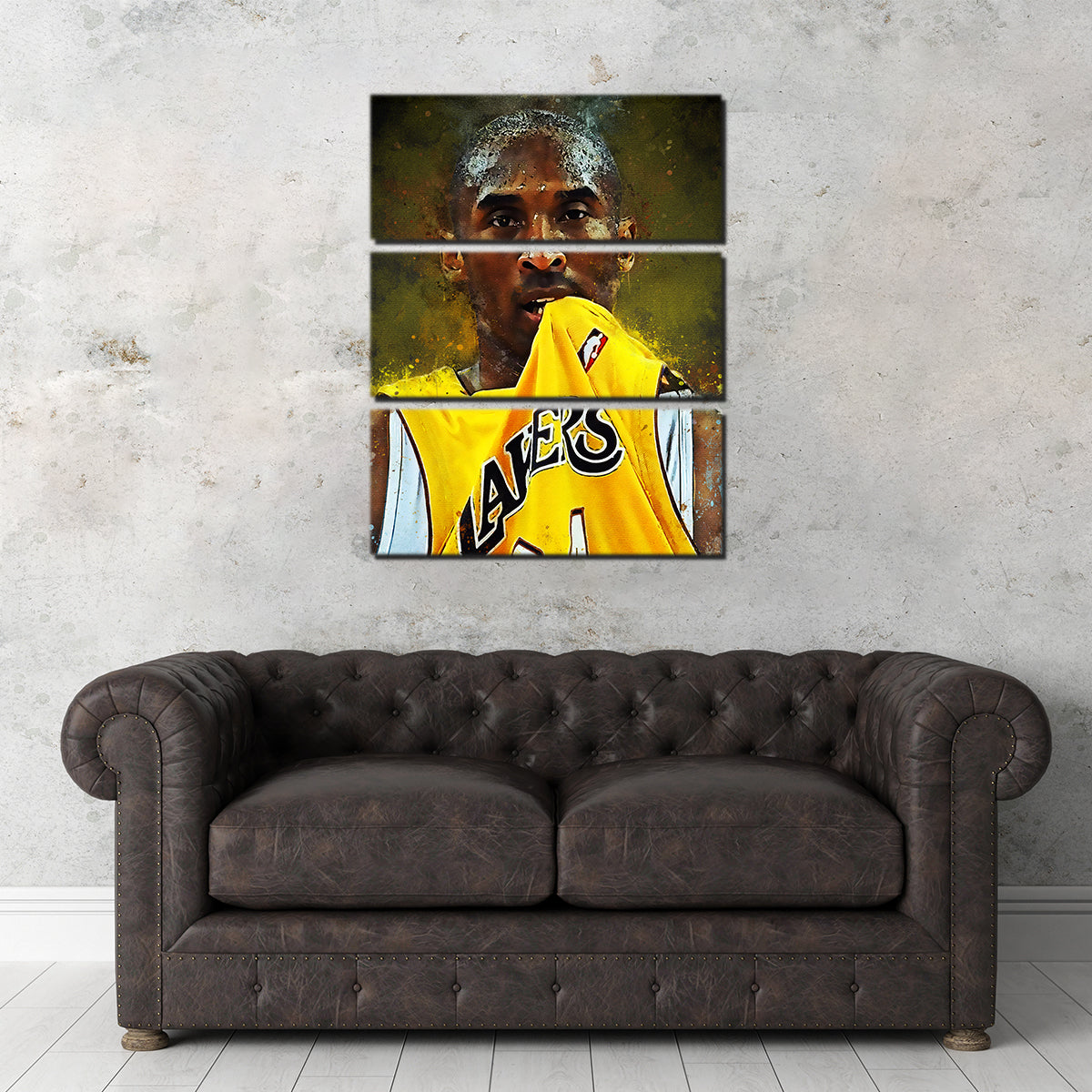 Kobe Bryant Paint Wall Art