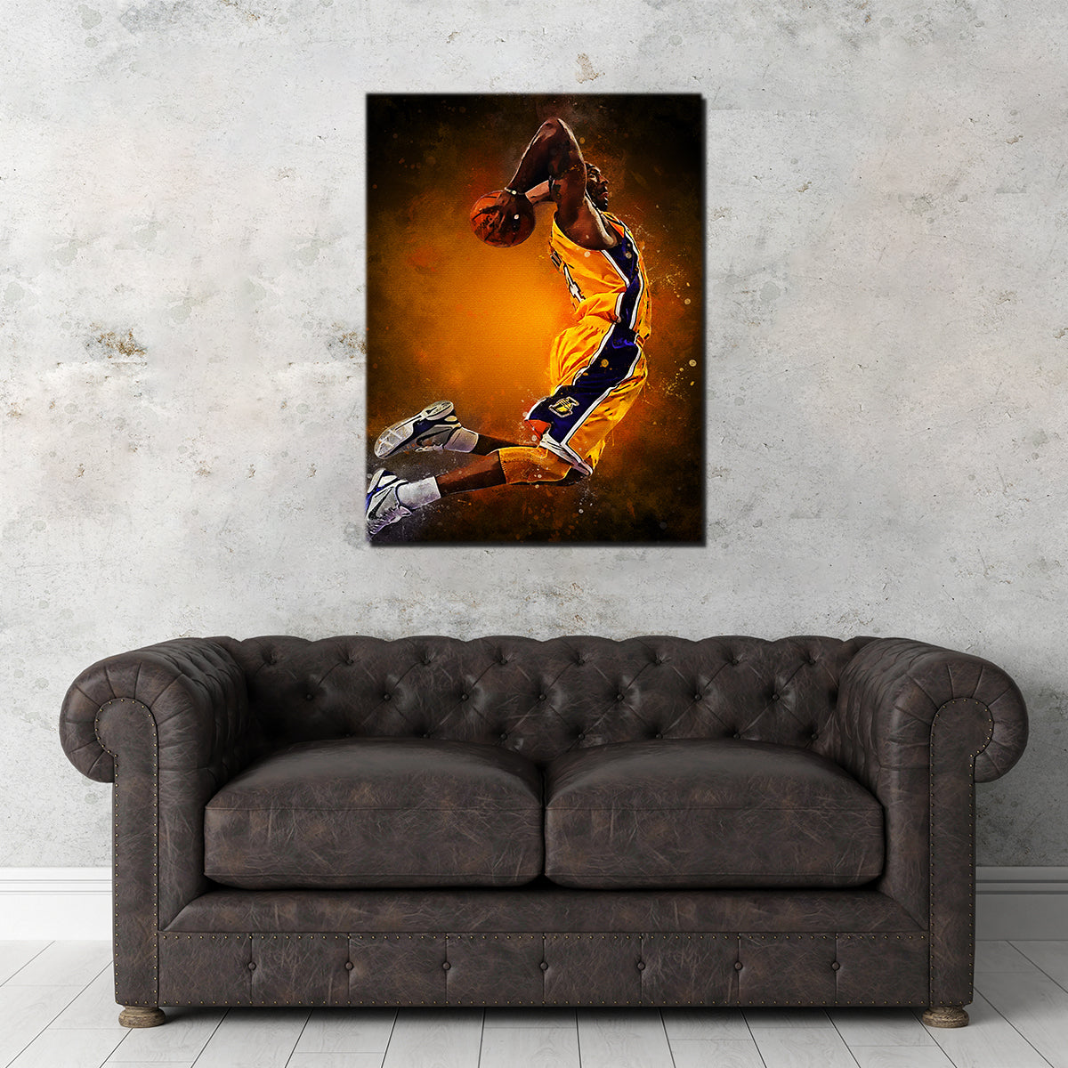 Kobe Bryant Painting Wall Art