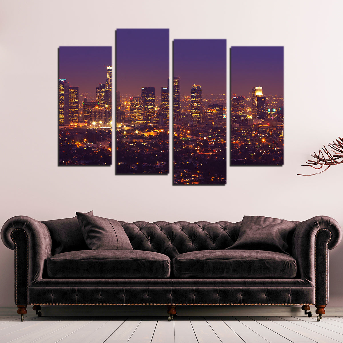 LA Skyline Wall Art