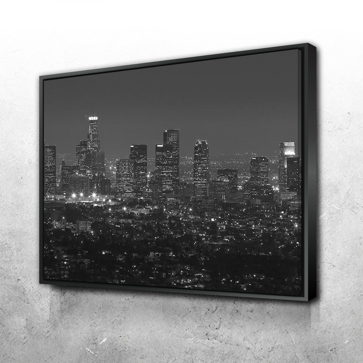 Los Angeles Skyline Canvas Set