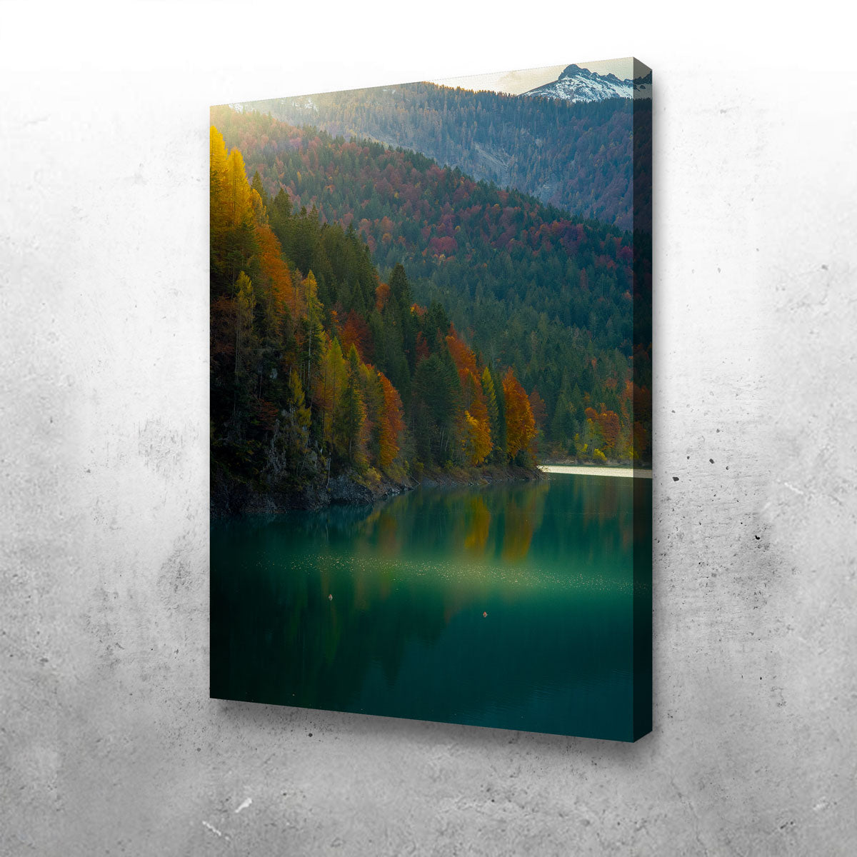 Lake Sauris Autumn Wall Art