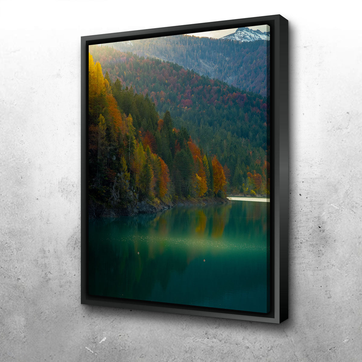 Lake Sauris Autumn Wall Art