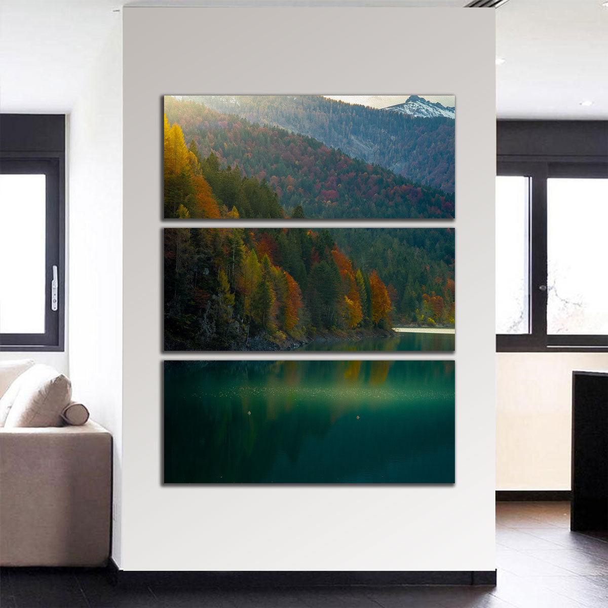 Lake Sauris Autumn Wall Art