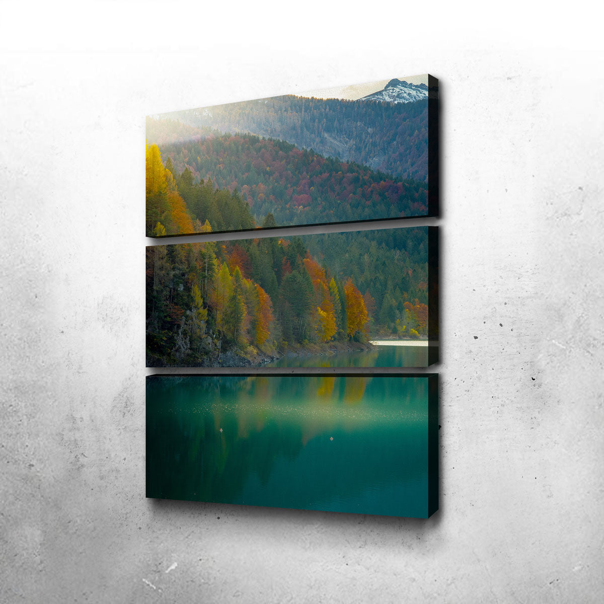 Lake Sauris Autumn Wall Art
